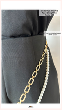 Load image into Gallery viewer, Linda Highwaisted Pearl Straight Cut Pants
