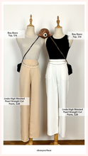 Load image into Gallery viewer, Linda Highwaisted Pearl Straight Cut Pants
