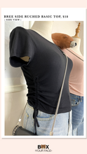 Load image into Gallery viewer, Bree Side Ruched Basic Top