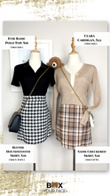 Load image into Gallery viewer, Blythe Houndstooth Skirt