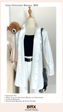 Load image into Gallery viewer, Liza Oversized Vintage Blouse