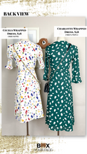 Load image into Gallery viewer, Charlotte Wrapped Midi Dress