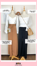 Load image into Gallery viewer, Yuna Two-Button High Waisted Flare Pants