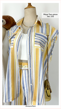 Load image into Gallery viewer, Maya Two-Piece Stripe Set