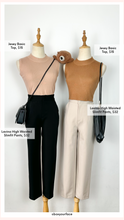 Load image into Gallery viewer, Lavina Slim-fit High Waisted Pants