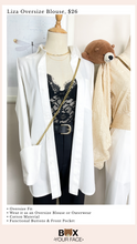 Load image into Gallery viewer, Liza Oversized Vintage Blouse
