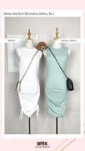 Load image into Gallery viewer, Dione Ruched Sleeveless Dress