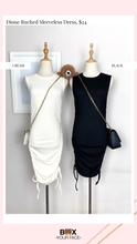 Load image into Gallery viewer, Dione Ruched Sleeveless Dress