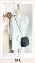 Load image into Gallery viewer, Liza Oversized Vintage Blouse