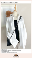 Load image into Gallery viewer, Liza Oversized Vintage Blouse