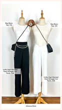 Load image into Gallery viewer, Linda Highwaisted Pearl Straight Cut Pants
