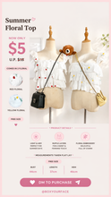 Load image into Gallery viewer, Summer Floral Top
