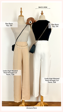 Load image into Gallery viewer, Linda Highwaisted Pearl Straight Cut Pants
