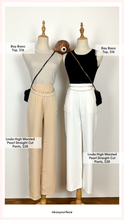 Load image into Gallery viewer, Linda Highwaisted Pearl Straight Cut Pants
