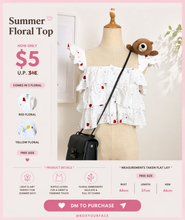 Load image into Gallery viewer, Summer Floral Top
