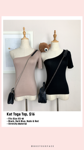 Kat Toga Top (One Side Short Sleeve)