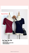 Load image into Gallery viewer, Kat Toga Top (One Side Short Sleeve)
