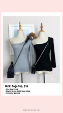 Load image into Gallery viewer, Nicki Toga Top (Long Sleeve One Sided)
