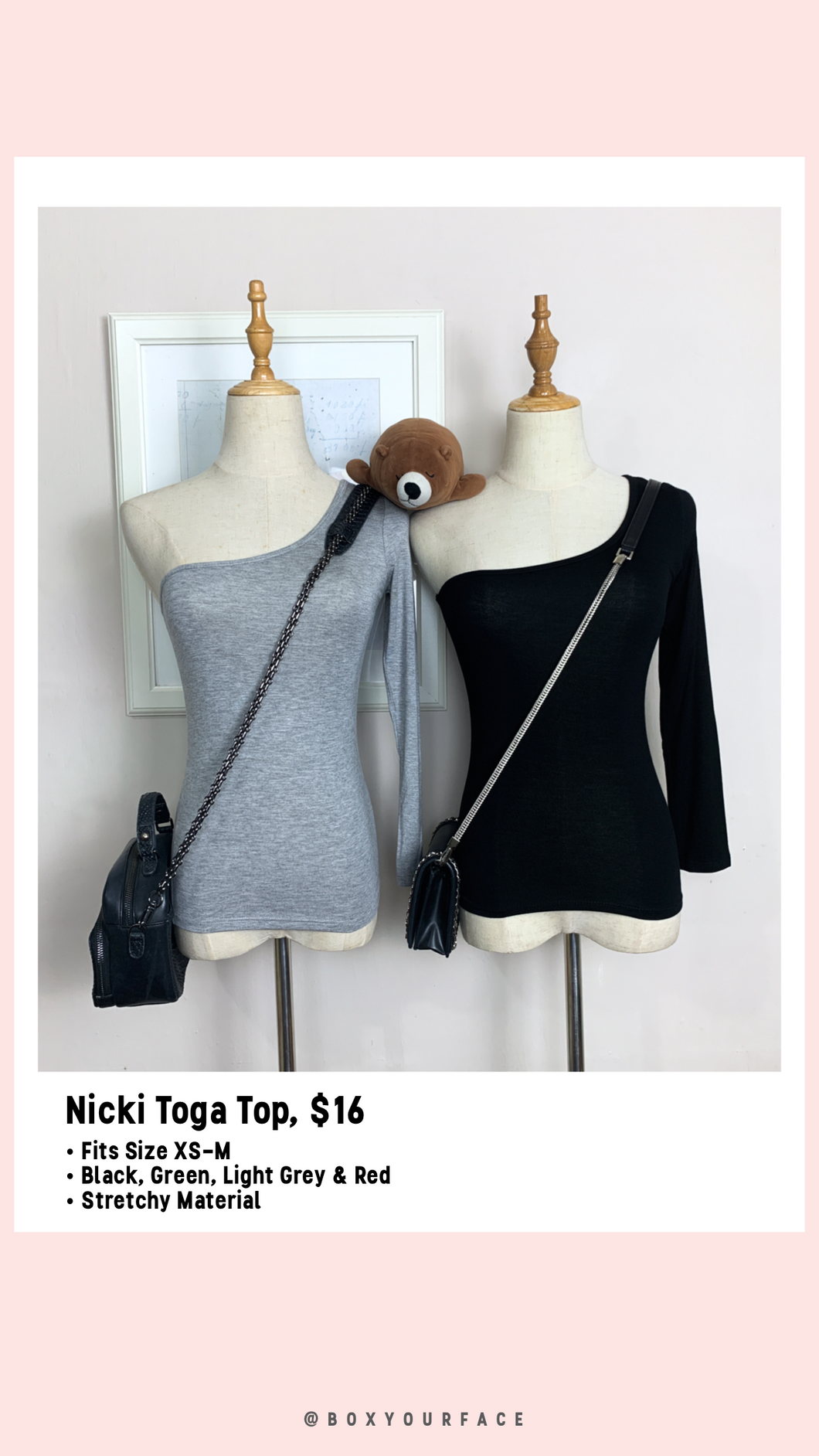Nicki Toga Top (Long Sleeve One Sided)