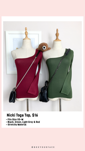 Nicki Toga Top (Long Sleeve One Sided)