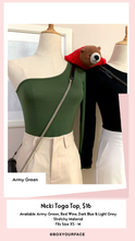 Load image into Gallery viewer, Nicki Toga Top (Long Sleeve One Sided)
