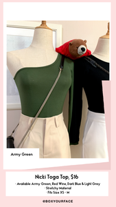 Nicki Toga Top (Long Sleeve One Sided)