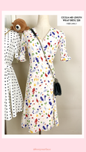 Load image into Gallery viewer, Cecilia Mid-Length Wrap Dress
