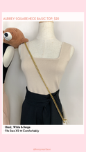 Load image into Gallery viewer, Audrey Square Neck Basic Top
