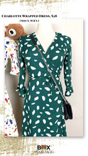 Load image into Gallery viewer, Charlotte Wrapped Midi Dress
