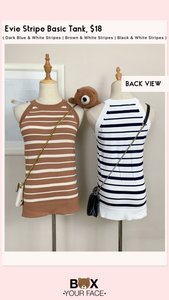 Evie Stripe Basic Tank