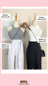 Natalie 3/4 Stripe Pants