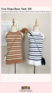 Evie Stripe Basic Tank