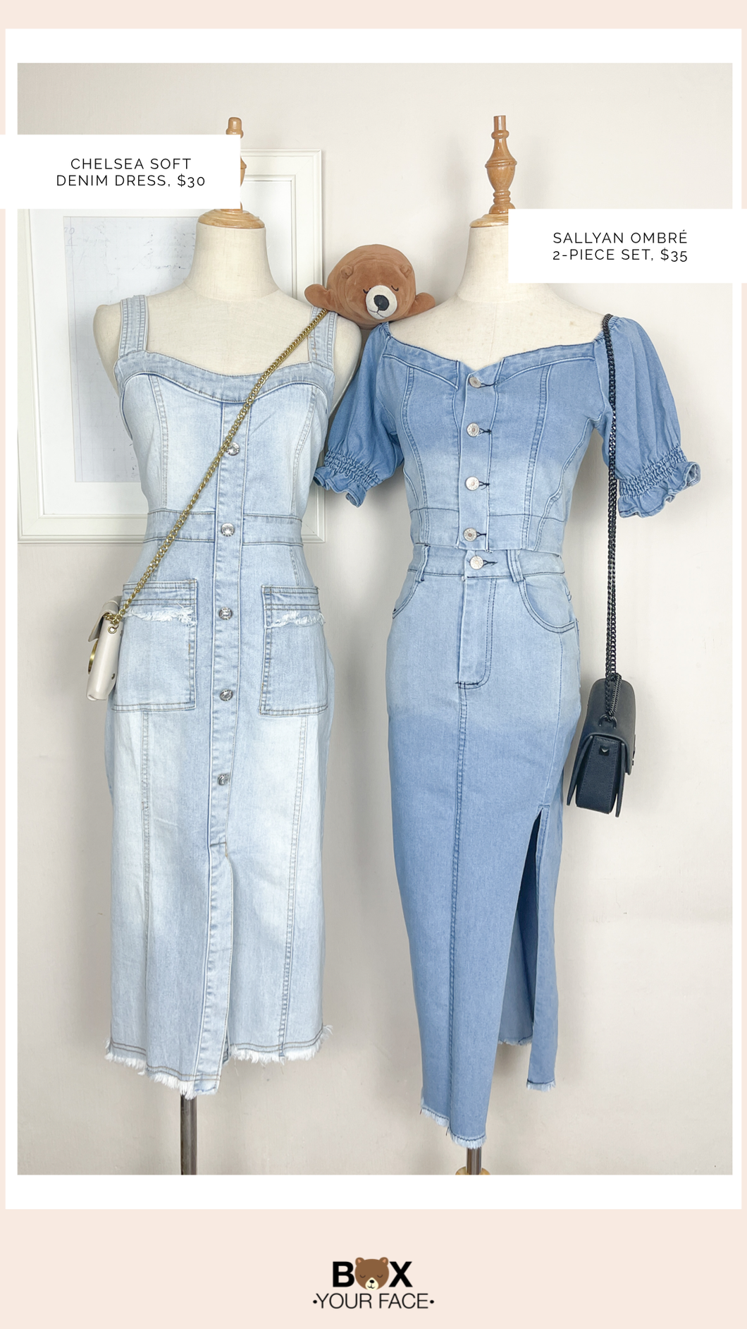 Sallyan Ombre 2-Piece Denim Set