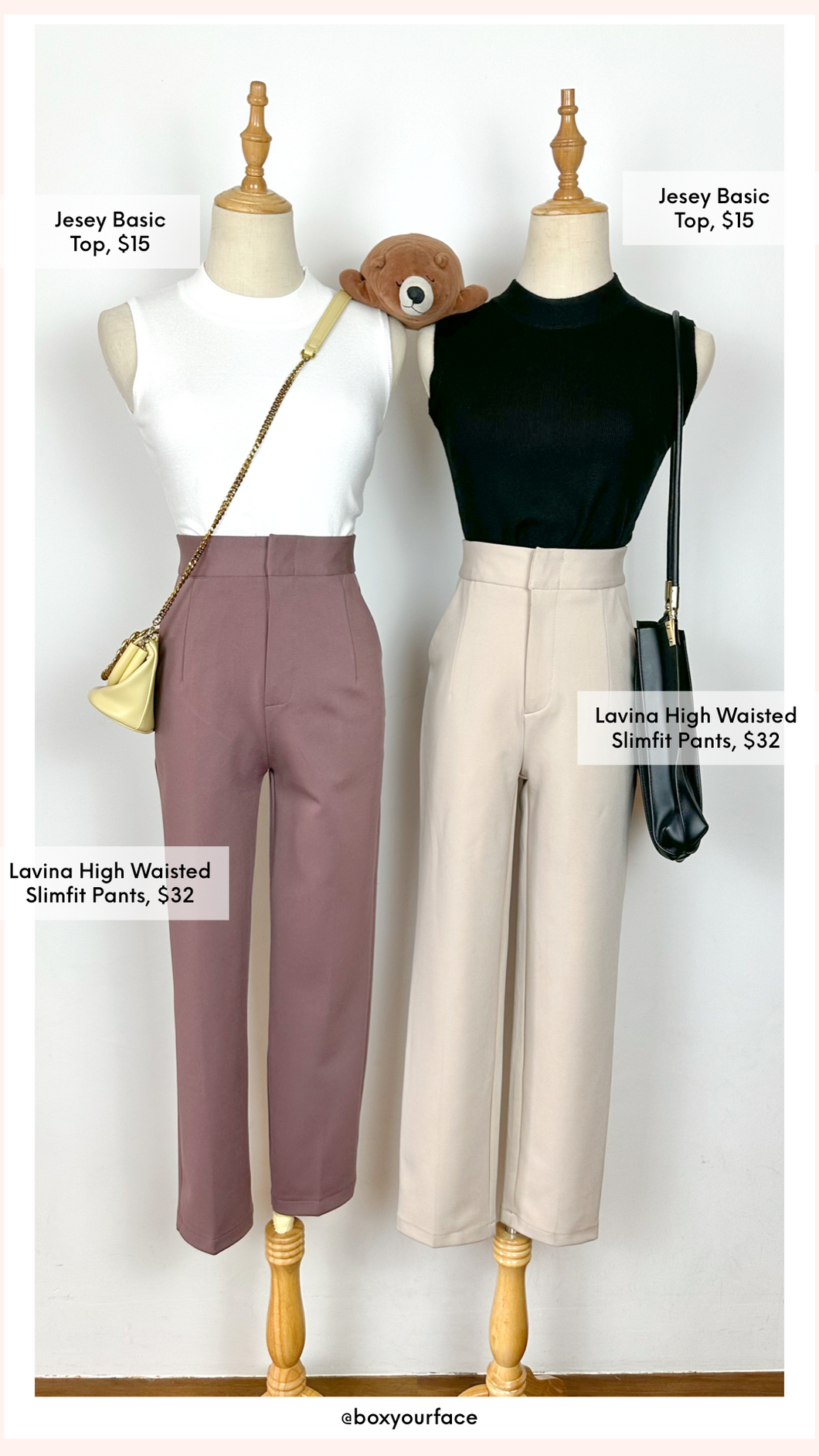 Lavina Slim-fit High Waisted Pants