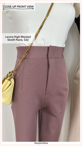 Lavina Slim-fit High Waisted Pants