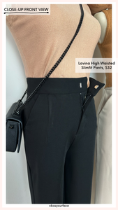 Lavina Slim-fit High Waisted Pants