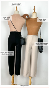 Lavina Slim-fit High Waisted Pants