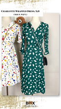 Load image into Gallery viewer, Charlotte Wrapped Midi Dress
