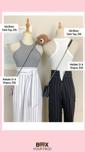 Natalie 3/4 Stripe Pants