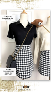 Blythe Houndstooth Skirt