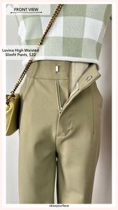 Lavina Slim-fit High Waisted Pants