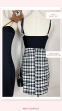 Load image into Gallery viewer, Peyton High Waisted Checkered Skirt
