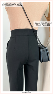 Lavina Slim-fit High Waisted Pants