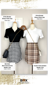 Blythe Houndstooth Skirt