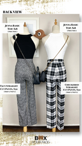 Checkered Straight Cut Pants