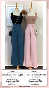 Scarlette High Waisted Flare Pants